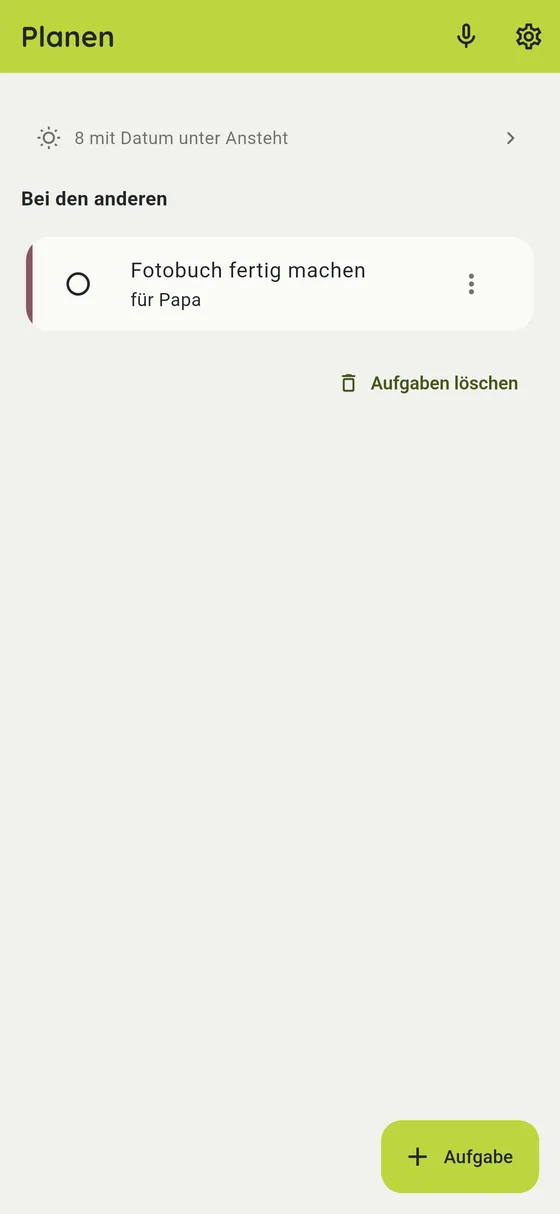 Wer dran ist, steht schon fest